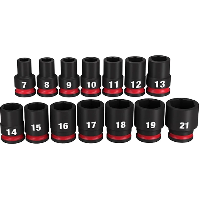 14PC SHOCKWAVE Impact Duty 3/8" Drive Metric Standard 6 Point Socket Set
