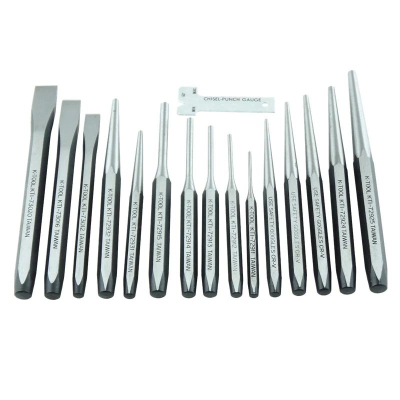 15 Piece Punch and Chisel Set KTI72901