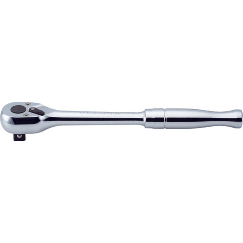 1/2 Sq. Dr. Ratchet Handle 30 teeth Length 250mm Push Button Polished Handle