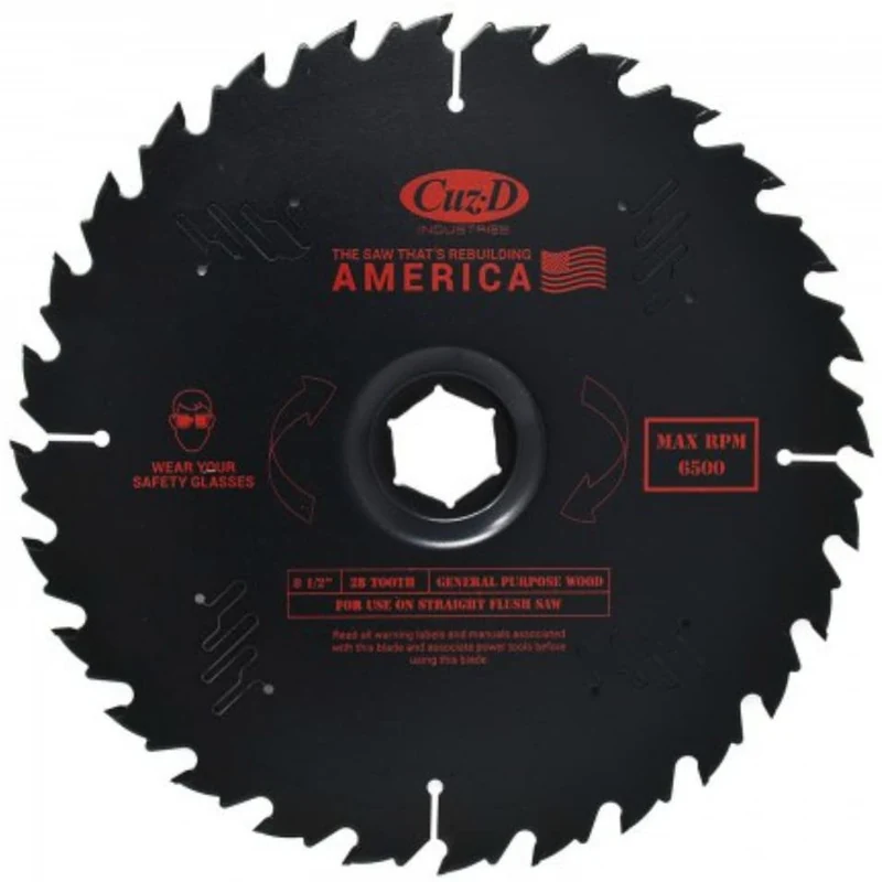 28 Tooth Carbide Tip Blade for Straight Flush Saw