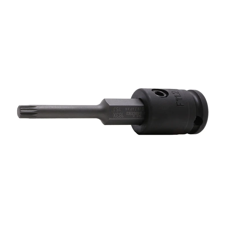 3/8 Sq. Dr. Bit Socket XZN M5 Triple Square Length 92mm