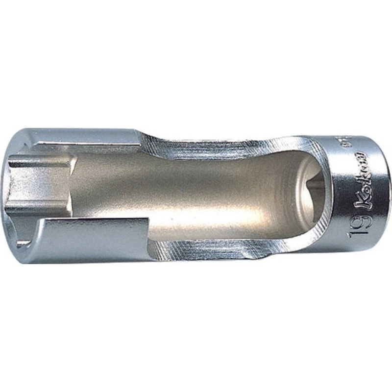 3/8 Sq. Dr. Flare Nut Metric Chrome Socket in 21mm