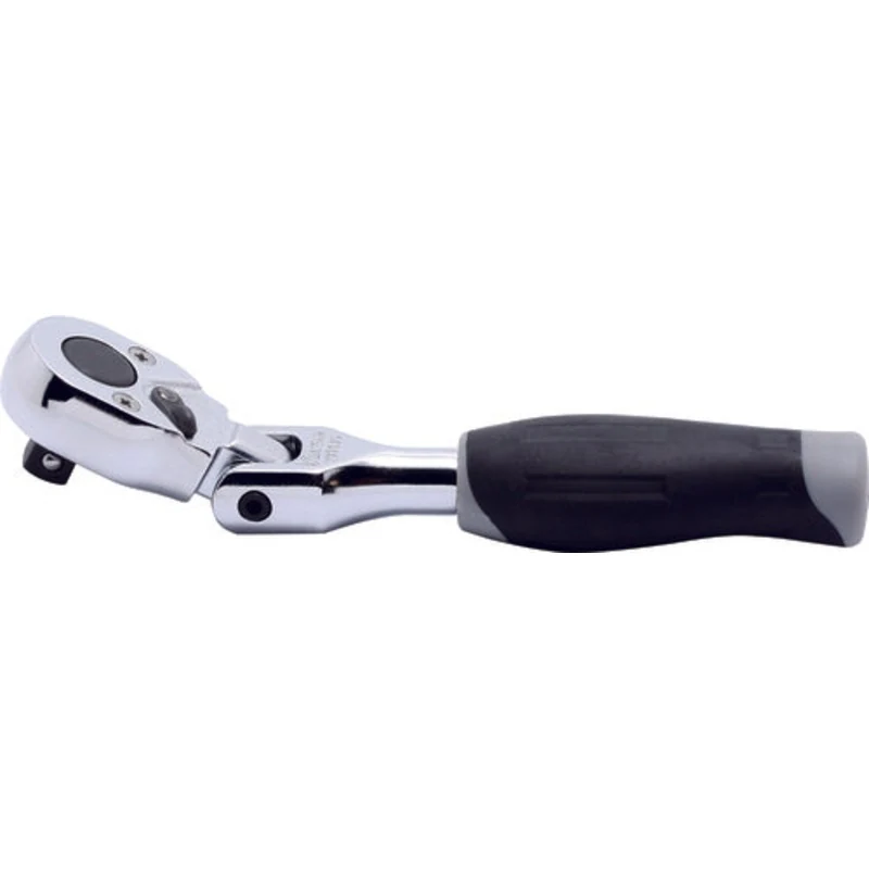 3/8 Sq. Dr. Ratchet Handle 24 teeth Flexible Head Length 120mm Plastic Handle