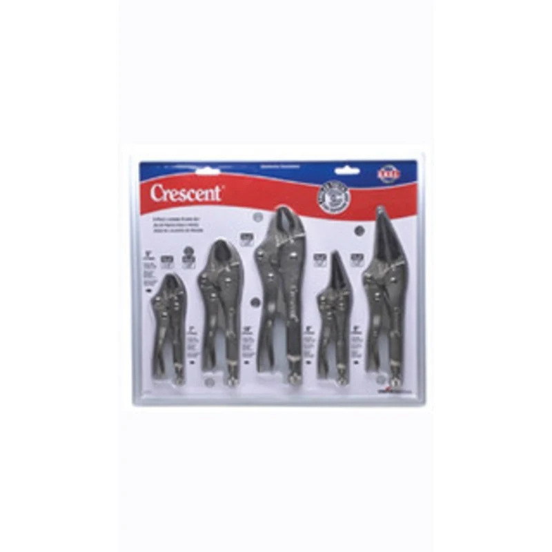 5 Pc Locking Plier Set 6 & 9 Long Nose Pliers - CLP-5S