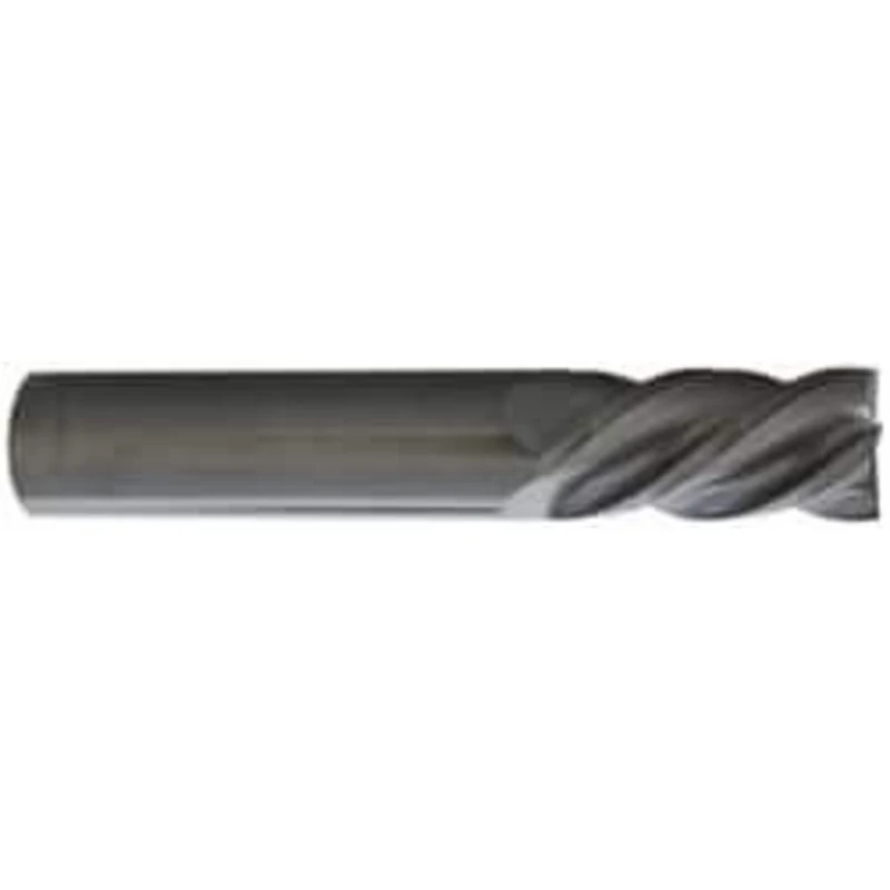 Accupro 1, 1-3/4 LOC, 1 Shank Diam, 4 OAL, 4 Flute, Solid Carbide Square End Mill Single End, Uncoated, Spiral Flute,...