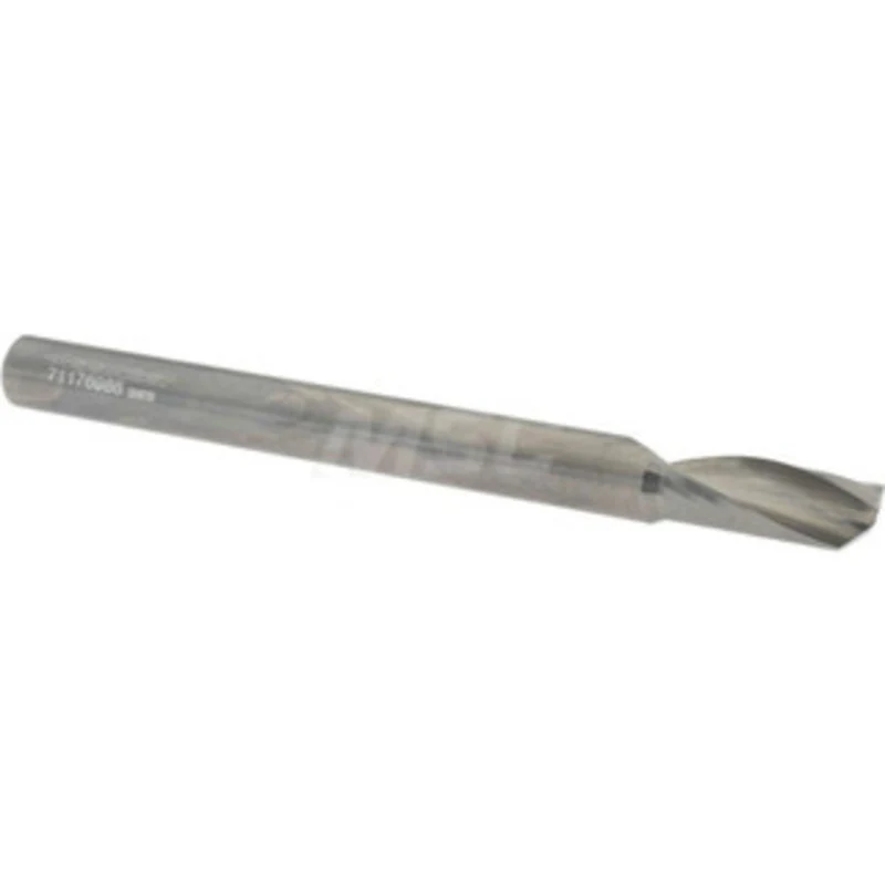 Accupro 10mm Diam RH Solid Carbide 1-Flute Single Edge Upcut Spiral Router Bit Uncoated, 25mm LOC, 10mm Shank Diam, 1...