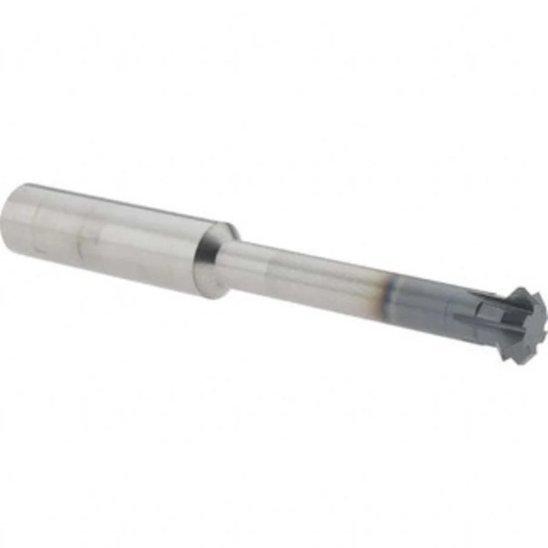 Accupro 1/2 1/2 Cut Diam, 0.187 Cut Width, 1/2 Shank, Solid Carbide Double-Angle Cutter AlTiN Finish, 6 Teeth, 4 OAL ...
