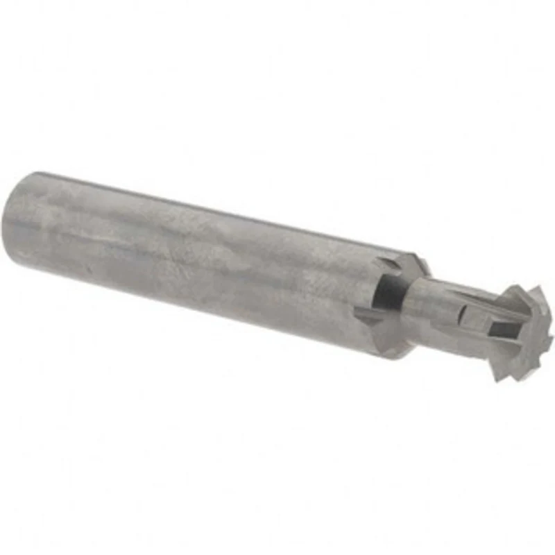 Accupro 1/2 1/2 Cut Diam, 0.187 Cut Width, 1/2 Shank, Solid Carbide Double-Angle Cutter Uncoated, 6 Teeth, 3 OAL 3165...