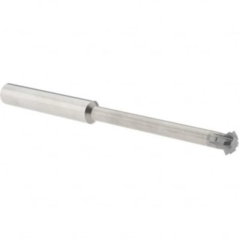Accupro 1/2 1/2 Cut Diam, 0.187 Cut Width, 1/2 Shank, Solid Carbide Double-Angle Cutter Uncoated, 6 Teeth, 6 OAL 3814...