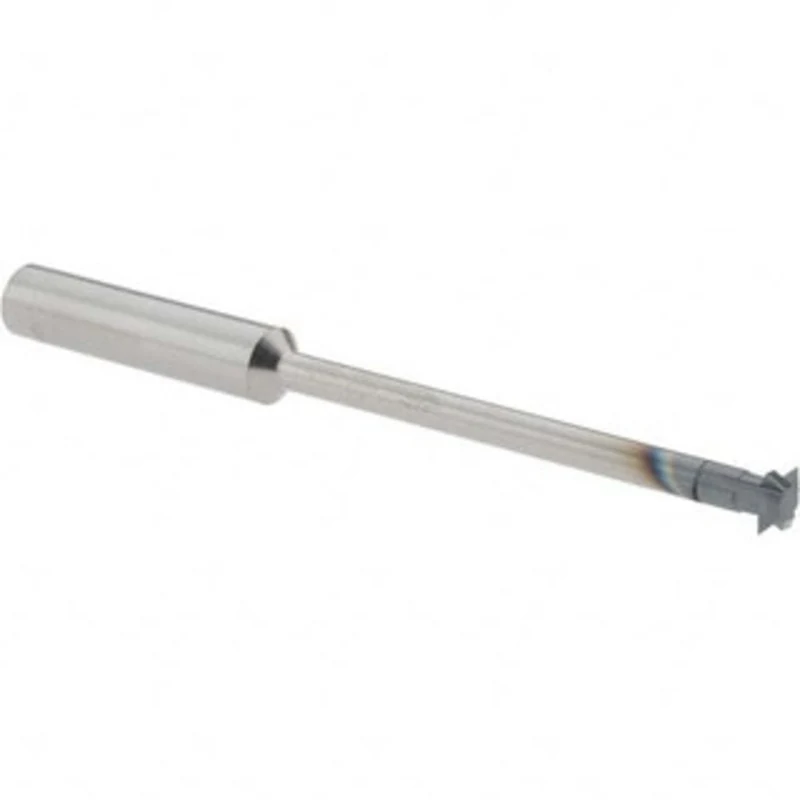 Accupro 1/4 1/4 Cut Diam, 0.072 Cut Width, 1/4 Shank, Solid Carbide Double-Angle Cutter AlTiN Finish, 4 Teeth, 3 OAL ...