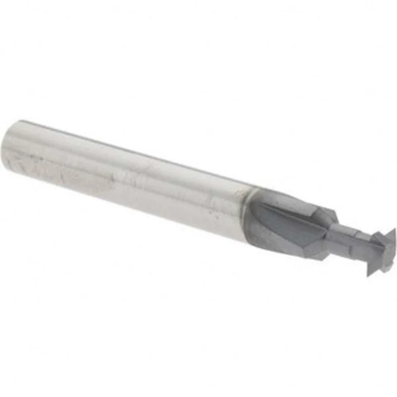 Accupro 1/4 1/4 Cut Diam, 0.072 Cut Width, 1/4 Shank, Solid Carbide Double-Angle Cutter AlTiN Finish, 4 Teeth, 2 OAL ...