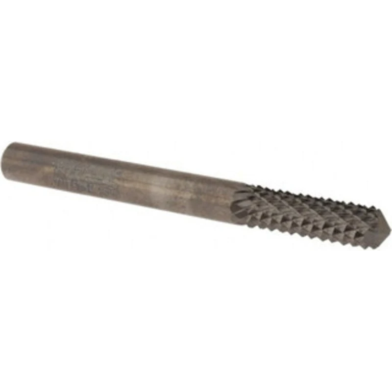 Accupro 1/4 Diam, 3/4 LOC, 1/4 Shank Diam, Drill Point Diamond-Pattern Router Bit Solid Carbide, Uncoated, 2-1/2 OAL,...
