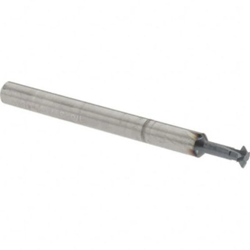 Accupro 1/8 1/8 Cut Diam, 0.036 Cut Width, 1/8 Shank, Solid Carbide Double-Angle Cutter AlTiN Finish, 4 Teeth, 1-1/2 ...