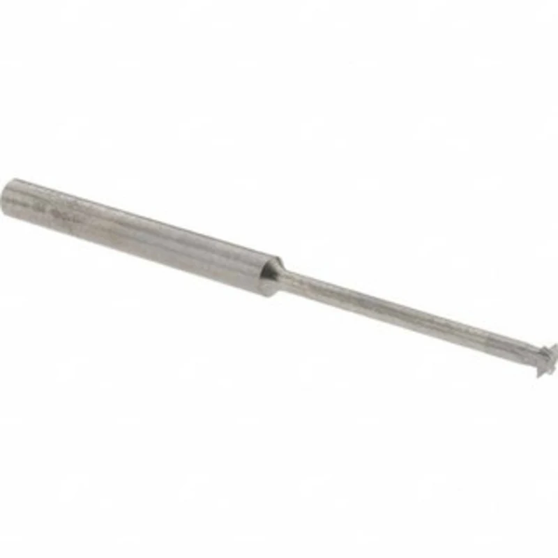 Accupro 1/8 1/8 Cut Diam, 0.036 Cut Width, 1/8 Shank, Solid Carbide Double-Angle Cutter Uncoated, 4 Teeth, 2 OAL 3168...