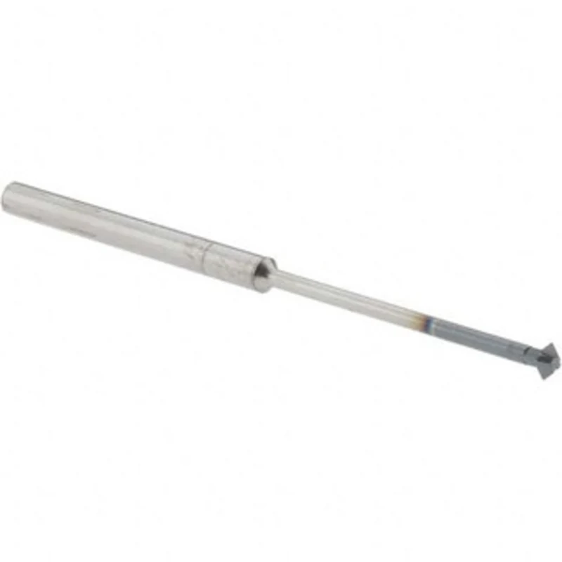 Accupro 1/8 1/8 Cut Diam, 0.062 Cut Width, 1/8 Shank, Solid Carbide Double-Angle Cutter AlTiN Finish, 4 Teeth, 2-1/2 ...