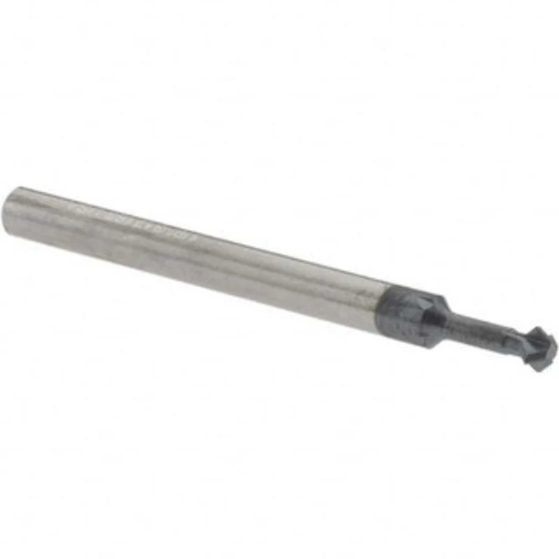 Accupro 1/8 1/8 Cut Diam, 0.062 Cut Width, 1/8 Shank, Solid Carbide Double-Angle Cutter AlTiN Finish, 4 Teeth, 1-1/2 ...