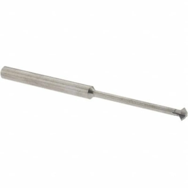 Accupro 1/8 1/8 Cut Diam, 0.062 Cut Width, 1/8 Shank, Solid Carbide Double-Angle Cutter Uncoated, 4 Teeth, 2 OAL 3168...