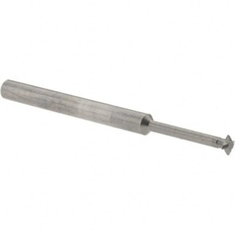 Accupro 3/16 3/16 Cut Diam, 0.055 Cut Width, 3/16 Shank, Solid Carbide Double-Angle Cutter Uncoated, 4 Teeth, 2-1/2 O...
