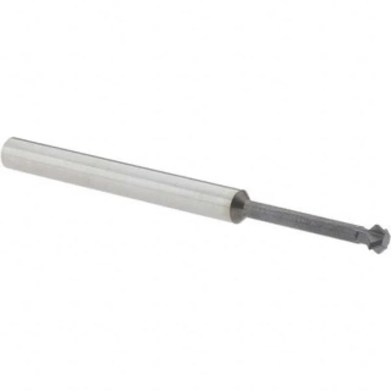 Accupro 3/16 3/16 Cut Diam, 0.093 Cut Width, 3/16 Shank, Solid Carbide Double-Angle Cutter AlTiN Finish, 4 Teeth, 2-1...