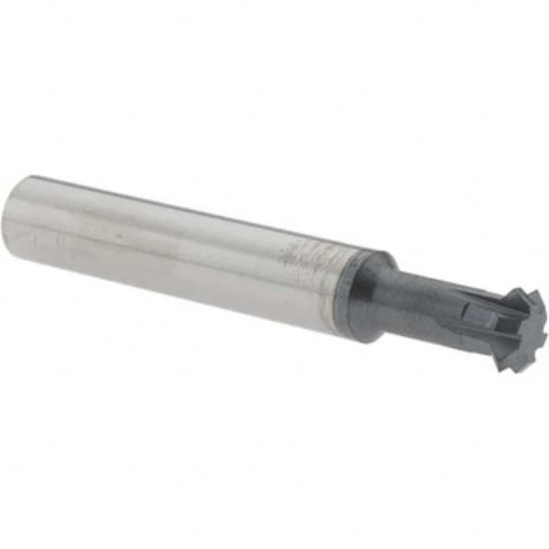 Accupro 3/8 3/8 Cut Diam, 1/8 Cut Width, 3/8 Shank, Solid Carbide Double-Angle Cutter AlTiN Finish, 6 Teeth, 2-1/2 OA...