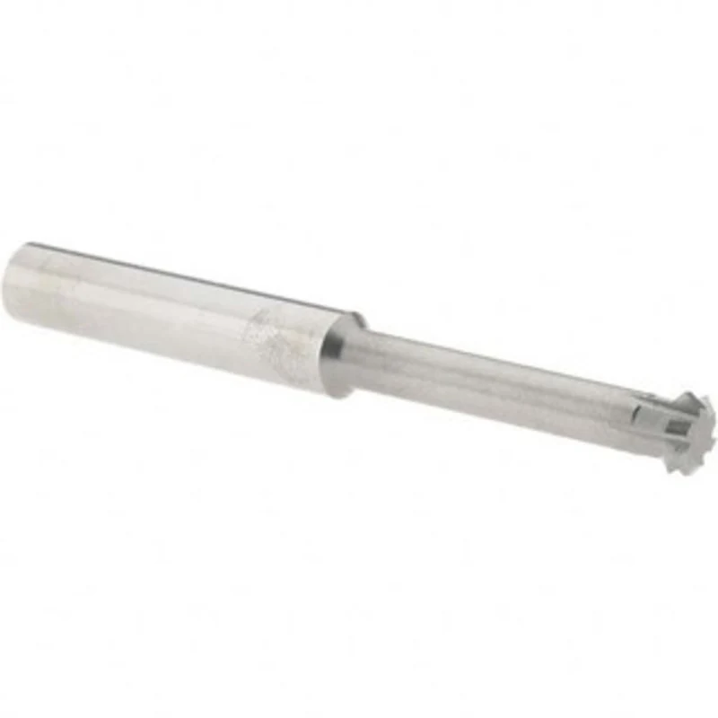 Accupro 3/8 3/8 Cut Diam, 1/8 Cut Width, 3/8 Shank, Solid Carbide Double-Angle Cutter Uncoated, 6 Teeth, 3-1/2 OAL 31...