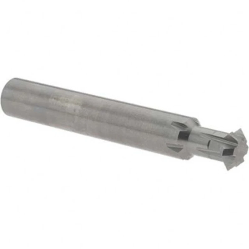 Accupro 3/8 3/8 Cut Diam, 1/8 Cut Width, 3/8 Shank, Solid Carbide Double-Angle Cutter Uncoated, 6 Teeth, 2-1/2 OAL 38...