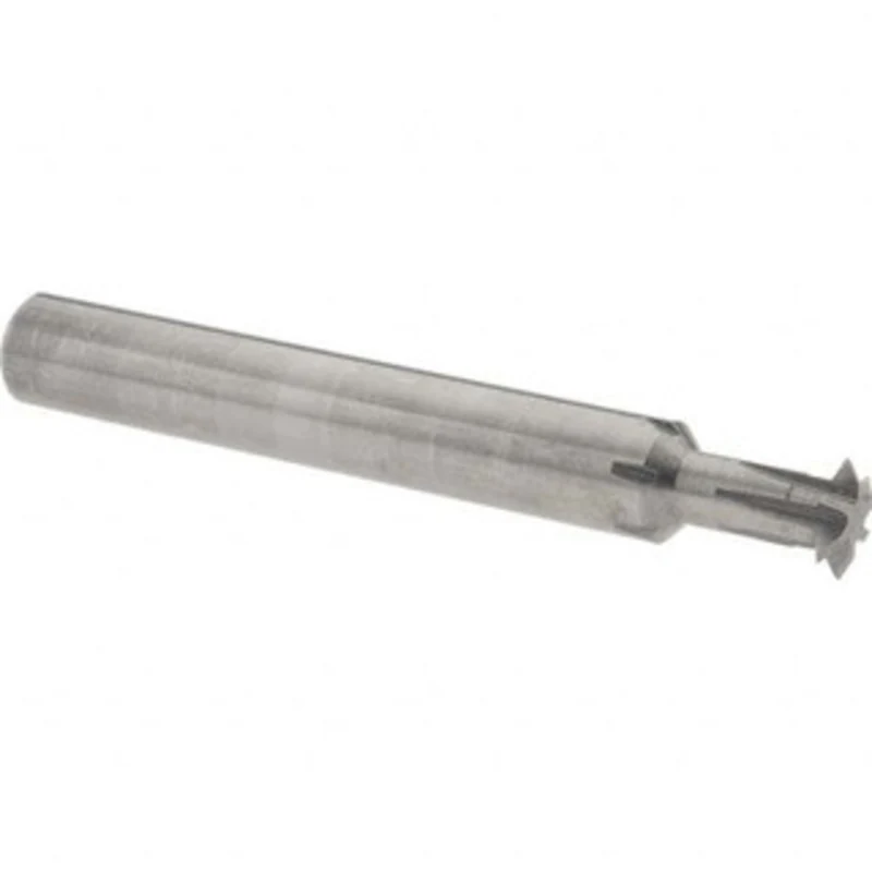 Accupro 5/16 5/16 Cut Diam, 0.072 Cut Width, 5/16 Shank, Solid Carbide Double-Angle Cutter Uncoated, 6 Teeth, 2-1/2 O...