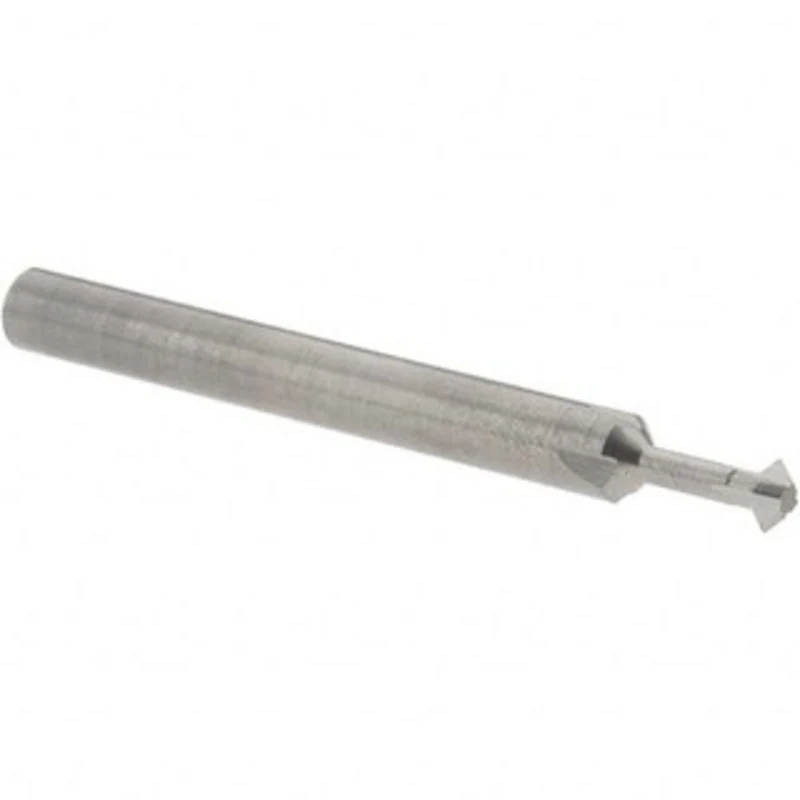 Accupro 5/32 5/32 Cut Diam, 0.078 Cut Width, 3/16 Shank, Solid Carbide Double-Angle Cutter Uncoated, 4 Teeth, 2 OAL 4...