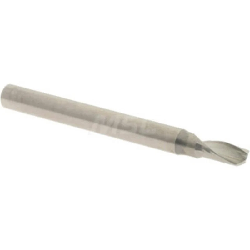 Accupro 5/32 Diam RH Solid Carbide 1-Flute Single Edge Upcut Spiral Router Bit Uncoated, 5/16 LOC, 3/16 Shank Diam, 2...