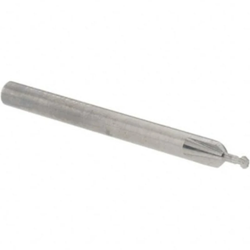Accupro 5/64 5/64 Cut Diam, 0.039 Cut Width, 1/8 Shank, Solid Carbide Double-Angle Cutter Uncoated, 2 Teeth, 1-1/2 OA...