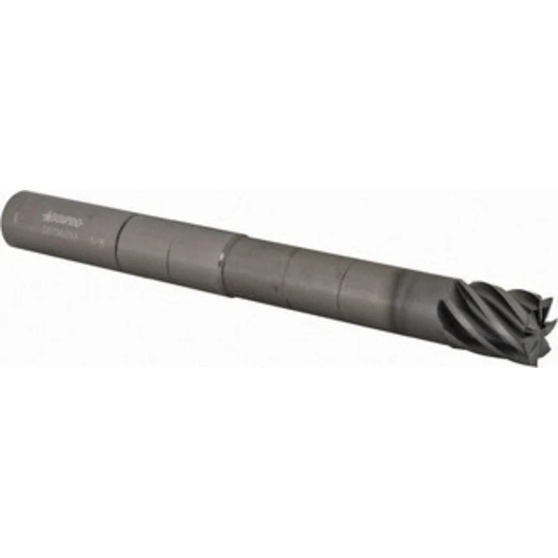 Accupro 5/8, 3/4 LOC, 5/8 Shank Diam, 6 OAL, 7 Flute, Solid Carbide Square End Mill Single End, nACRo Finish, Spiral ...