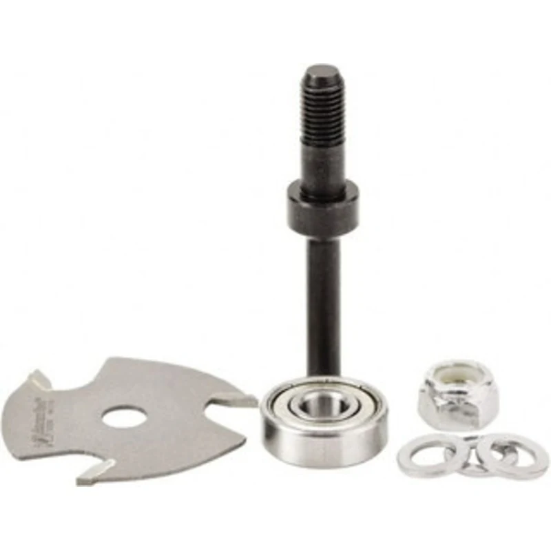 Amana Tool 1-7/8 Diam, 1/16 LOC, 3 Flute Carbide-Tipped Edge Profile Slotting Router Bit 1/4 Shank Diam, 2-3/8 OAL, U...