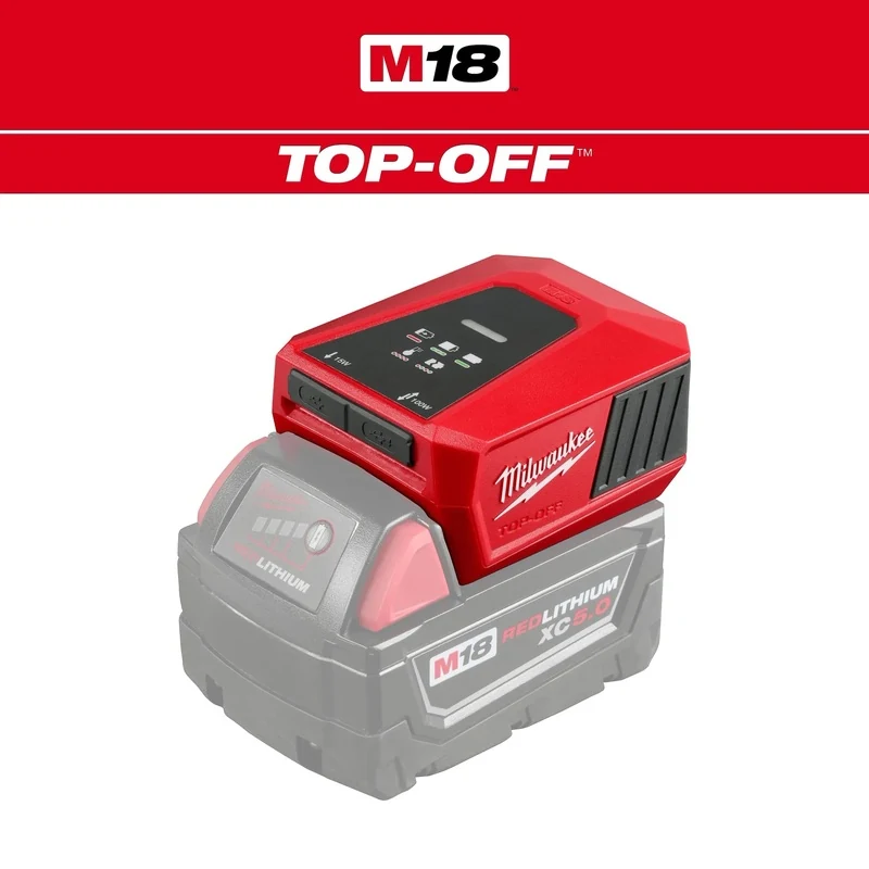 Bloc d'alimentation - Chargeur et bloc d'alimentation Milwaukee M18 TOP-OFF, 2847-20