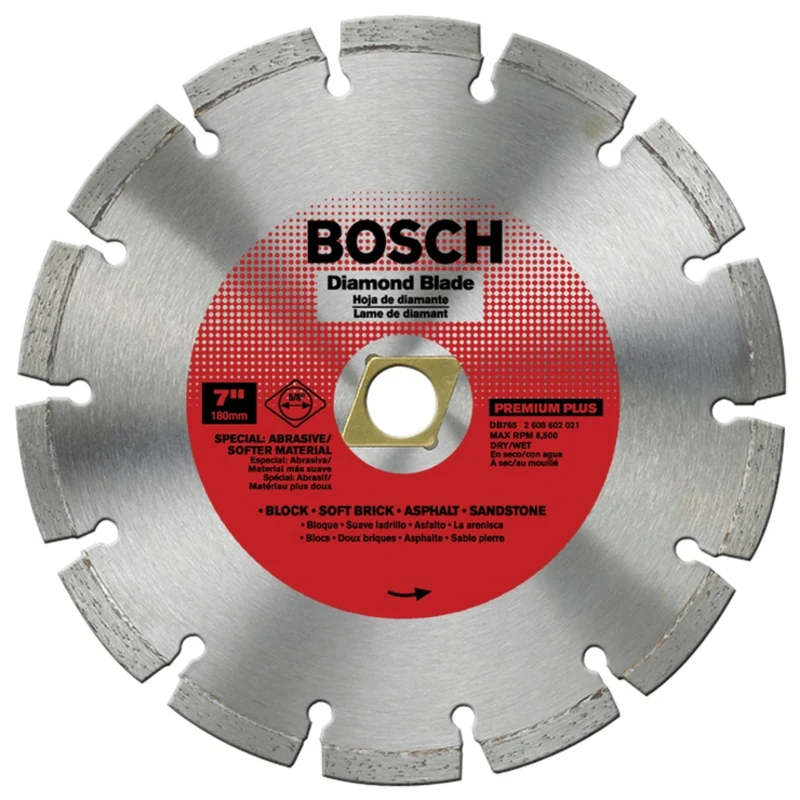 Bosch 7 In. Premium Plus Segmented Rim Diamond Blade - DB765