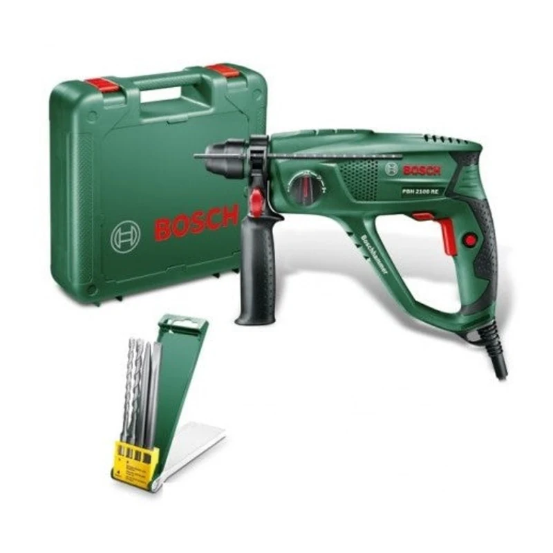 Bosch DIY | PBH 2100 RE + 4 Acc. Rotary Hammer Drill 550W