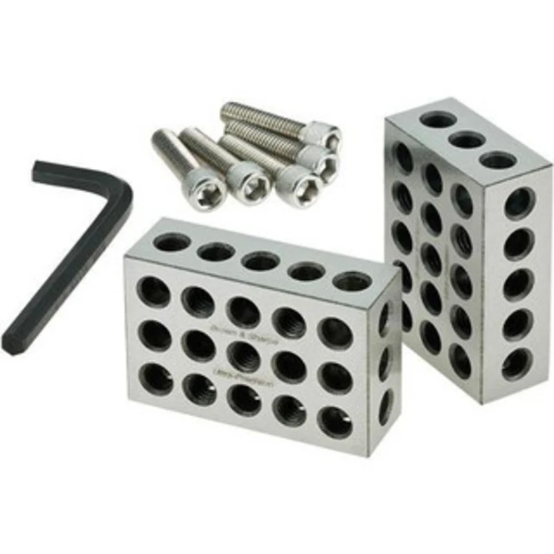 Brown & Sharpe 1-2-3 Block Set with Bolts 599-750-10 - 10-182-4