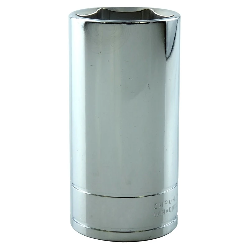 Chrome Socket, 3/8" Drive, 25mm, 6 Point, Deep
