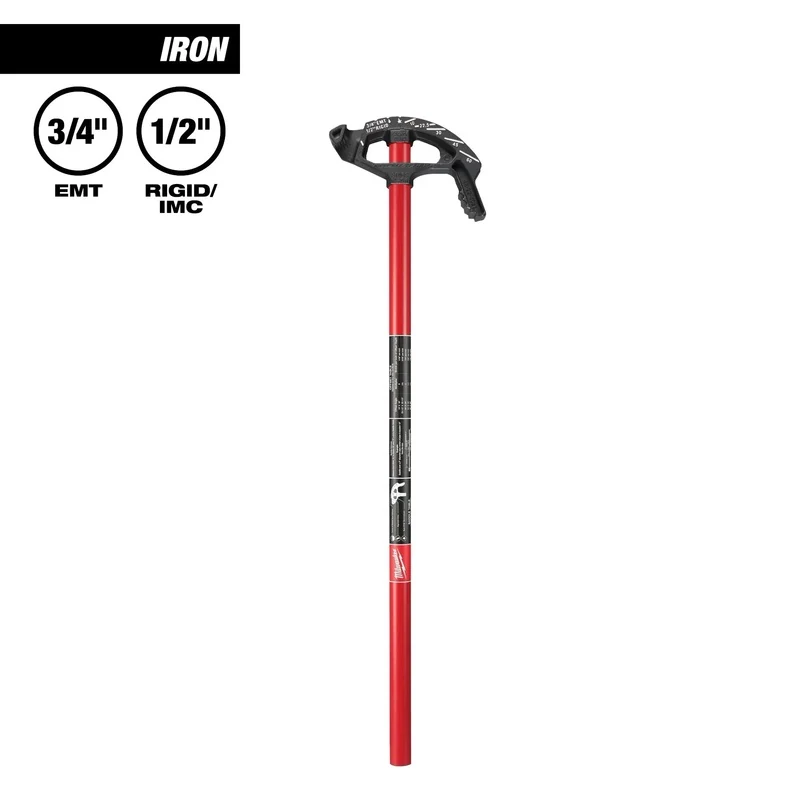 Cintreuse de tubes - Milwaukee Iron 3/4" EMT, cintreuse de conduits rigides/IMC 1/2
