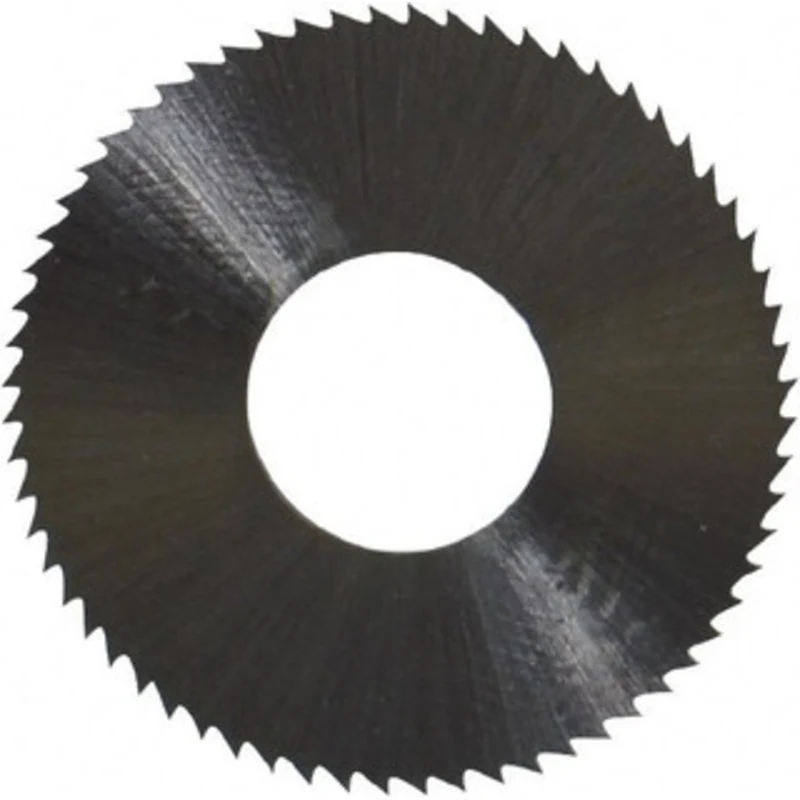 Controx-Neuhauser 1 x 0.025, 3/8 Arbor, 64-Tooth High Speed Steel Slitting & Slotting Saw Uncoated, RH Cut, Straight ...