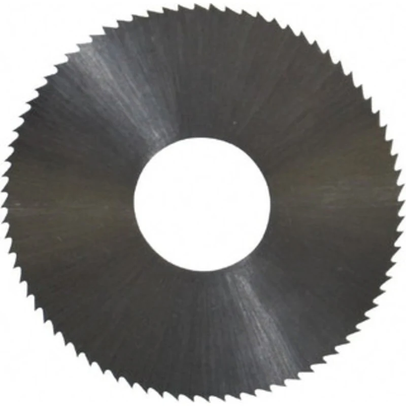 Controx-Neuhauser 1-1/2 x 0.0156, 1/2 Arbor, 80-Tooth High Speed Steel Slitting & Slotting Saw Uncoated, RH Cut, Stra...