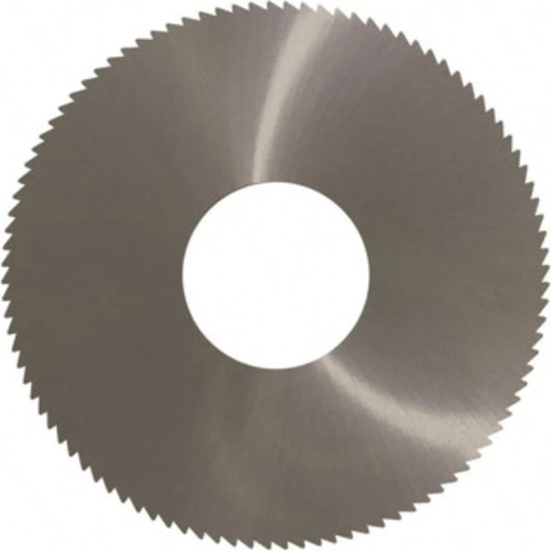 Controx-Neuhauser 2 x 0.0313, 1/2 Arbor, 80-Tooth Solid Carbide Slitting & Slotting Saw Uncoated, RH Cut, Straight Te...