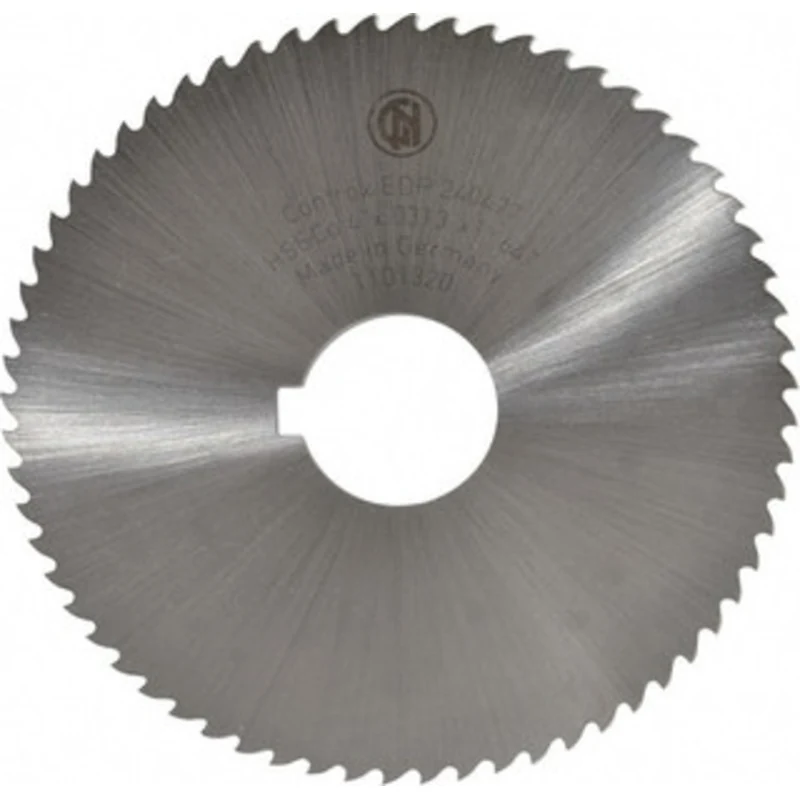 Controx-Neuhauser 4 x 0.0313, 1 Arbor, 64-Tooth Cobalt Slitting & Slotting Saw Uncoated, RH Cut, Straight Teeth, Conc...