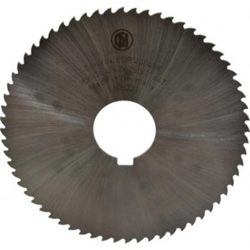 Controx-Neuhauser 4 x 1/16, 1 Arbor, 64-Tooth Cobalt Slitting & Slotting Saw Uncoated, RH Cut, Straight Teeth, Concav...