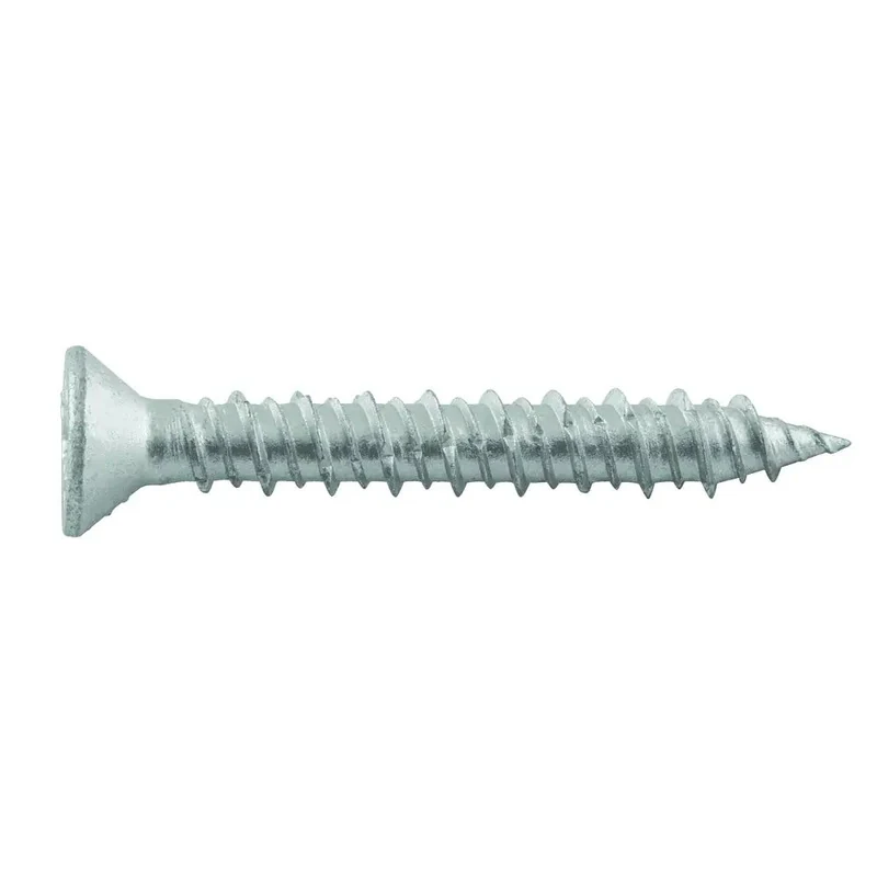 DeWalt AGGRE-GATOR 1/4" x 2-1/4" Phillips Trimfit Head Bi-Metal Screw Anchor - 50 Qty