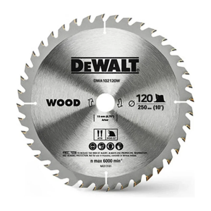 Dewalt DWA102120W Circular Saw Blade 10" x 120T (Wood)