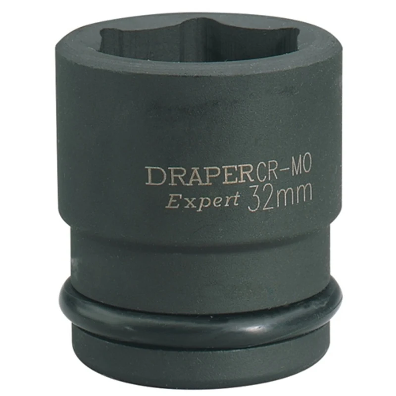 Draper HI-TORQ 6 Point Impact Socket, 3/4" Sq. Dr., 32mm