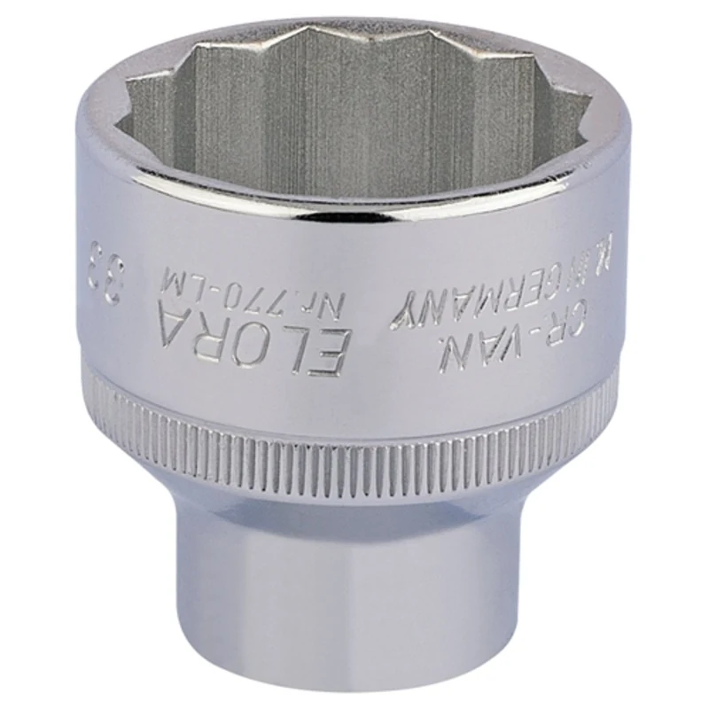 Elora Bi-Hexagon Socket, 1/2" Sq. Dr., 33mm