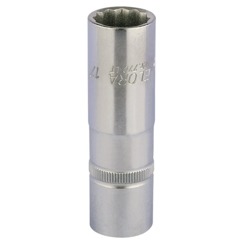 Elora Deep Bi-Hexagon Socket, 1/2" Sq. Dr., 17mm