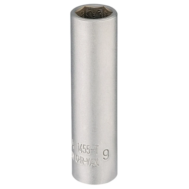 Elora Deep Socket, 1/4" Sq. Dr., 9mm