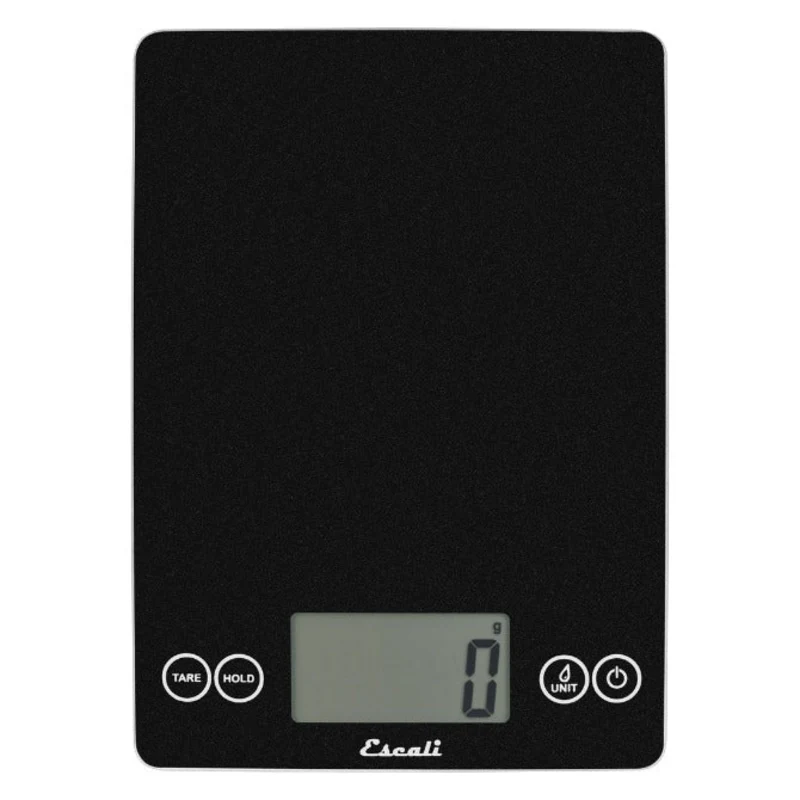 Escali Arti Glass Digital Scale 15lb. Black